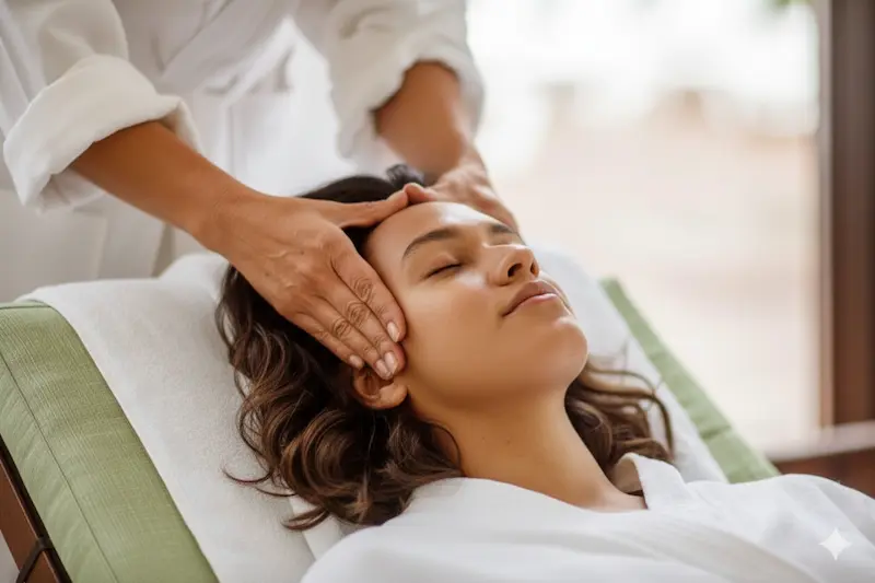 Calm treatment space at ScalpEase in Atherstone