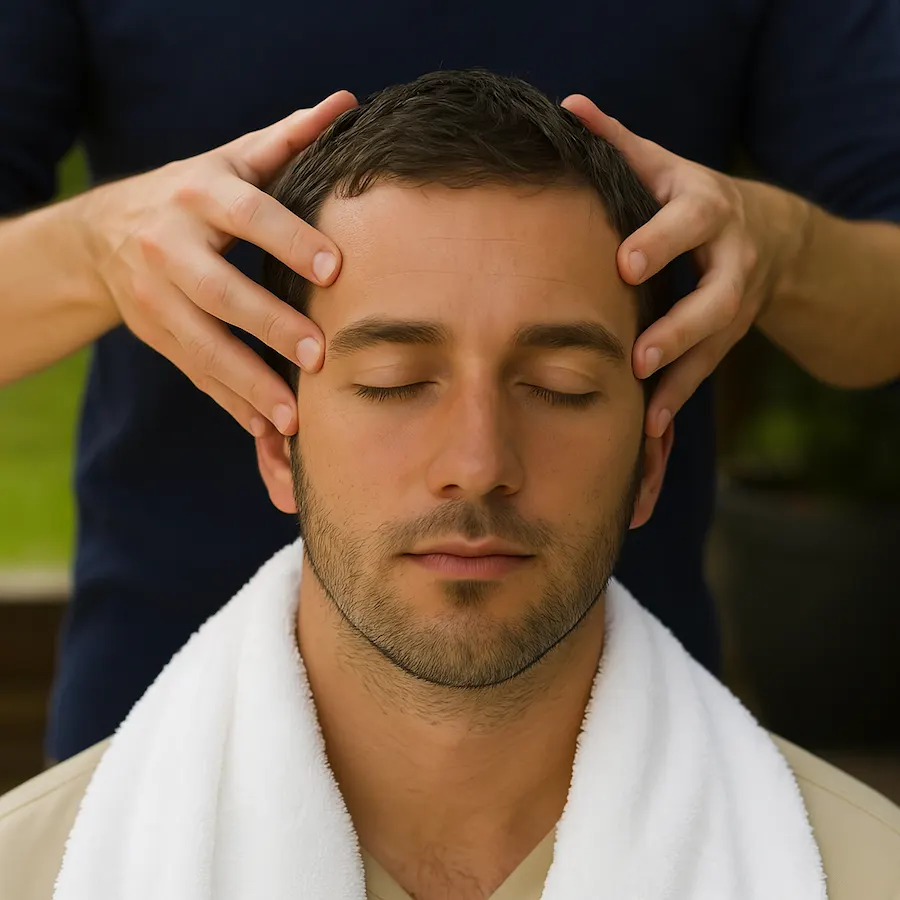 Scalp, neck and shoulder relaxation treatment at ScalpEase