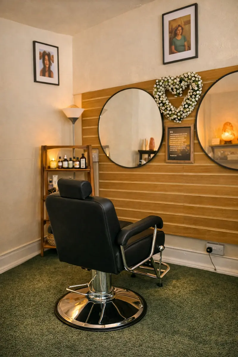 Relaxing studio environment at ScalpEase Atherstone